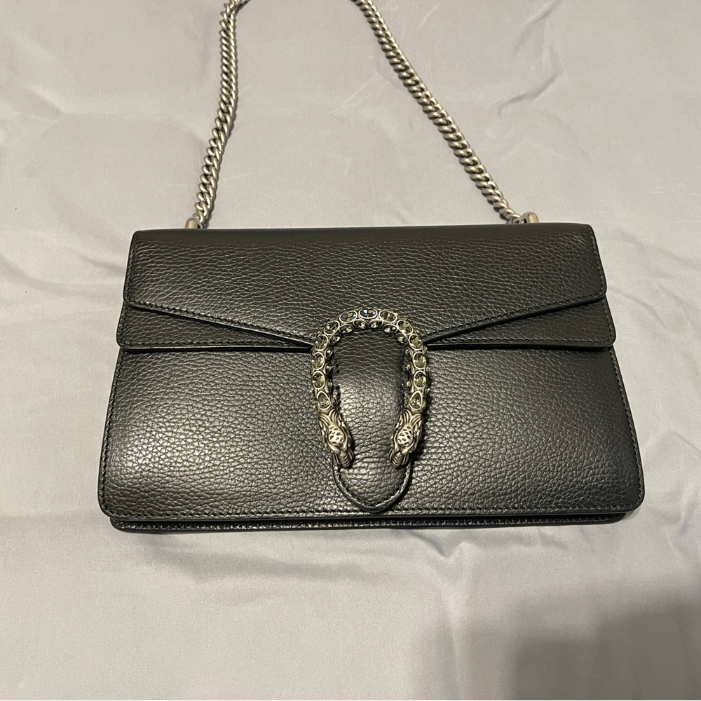 Gucci black Dionysus shoulder bag medium